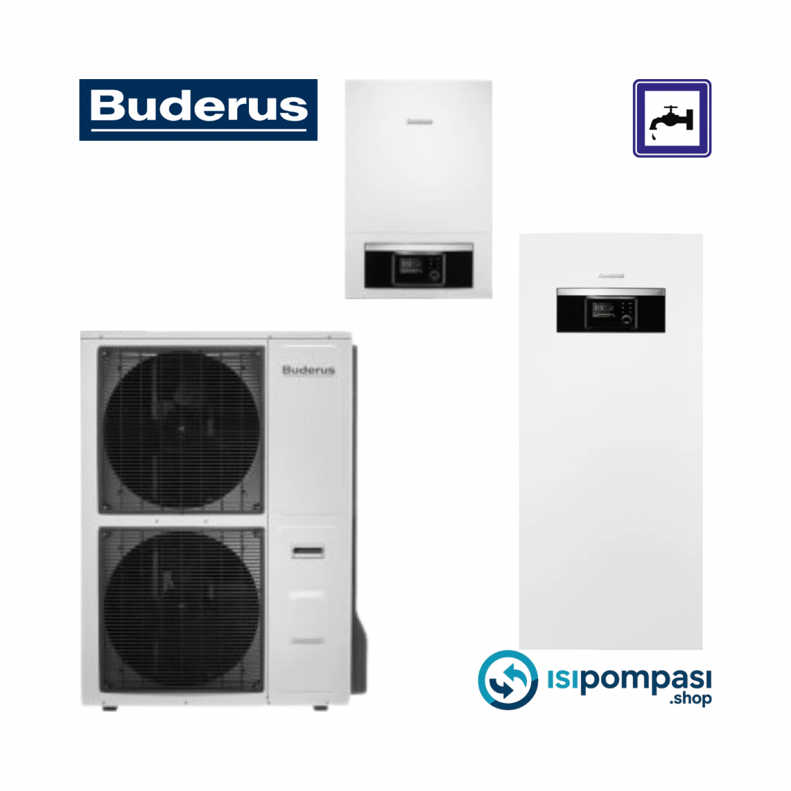 Buderus Logatherm Wlw 166İ Boylerli 220V Buderus Logatherm Wlw 166İ Boylerli 220V