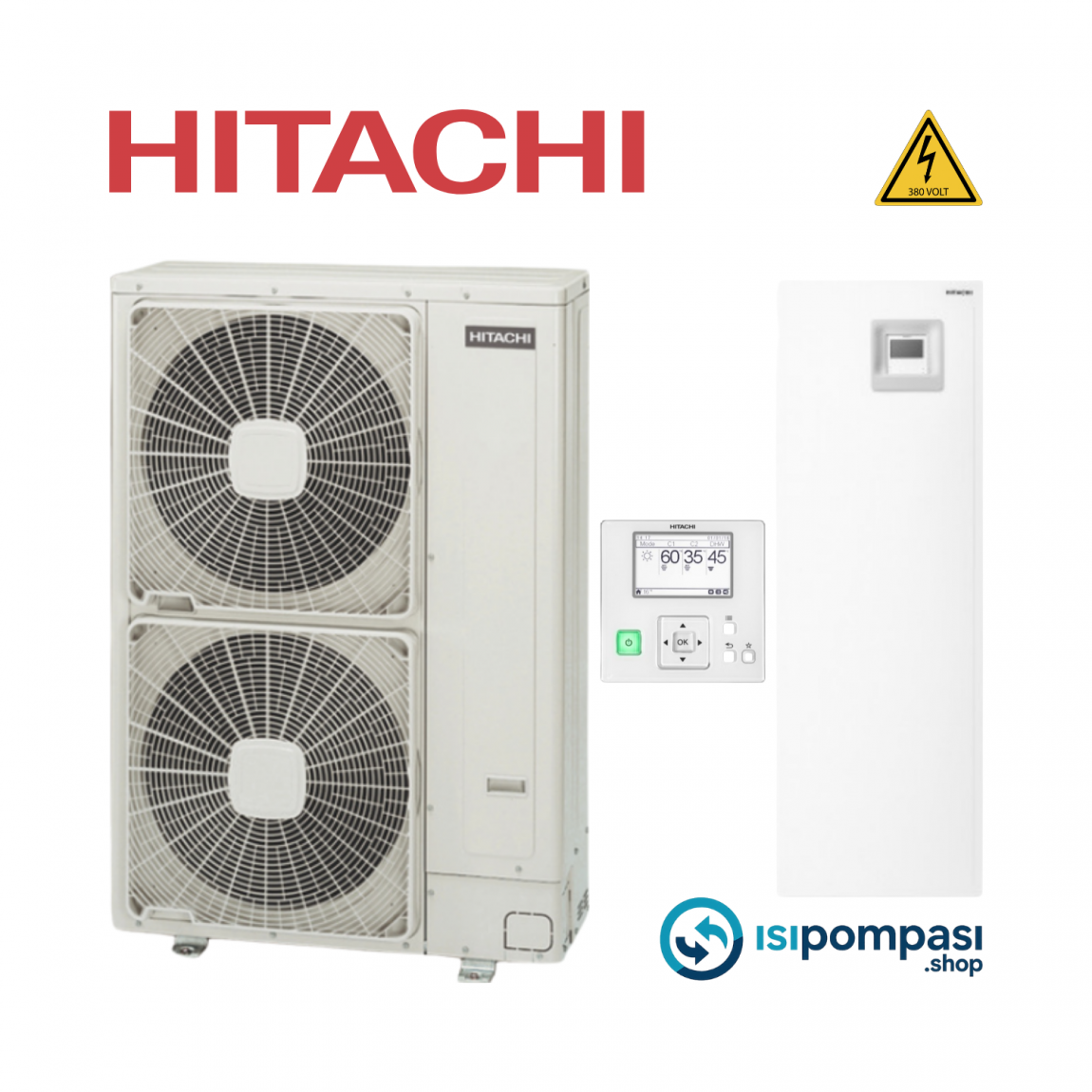 Hitachi Yutaki S80 380V Hitachi Yutaki S80 380V
